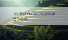 属牛人1985年出生，2022年全年运势及运程预测报告