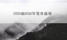 从1956年到2022年，猴年出生的人每个月的运势预测