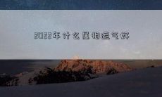 2022年哪些属相的人运气更佳？