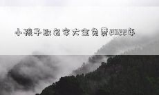 小孩子取名字大全免费2022年