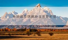 李姓虎年男孩取名名字大全