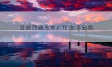 属虎男孩名字大全 取名姓陈