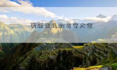 男新生儿取名字大全