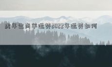 虎年生肖羊运势2022年运势如何