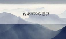 虎龙2022年运势