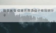 能省则省 这些星座痴迷于收集积分卡