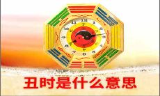 十二时辰的丑时是什么意思