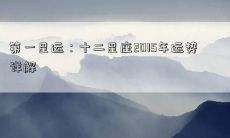 第一星运：十二星座2015年运势详解